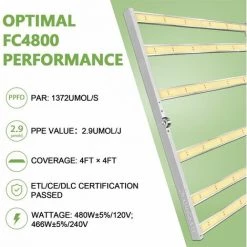 Mars Hydro FC 4800 LED élèvent La Barre De Culture De Plantes D'intérieur à Spectre Complet SamsungLM301B Et Osram -Pas Cher Eclairage professionnel Magasin 43371808 3