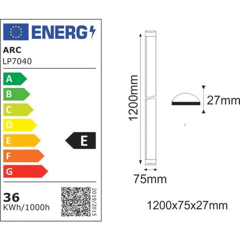 LUTECE-ARC Réglette LED Intégrée IP20 36W 4320lm - 4000K Blanc Neutre 6 LUTECE-ARC Réglette LED Intégrée IP20 36W 4320lm - 4000K Blanc Neutre – Image 4