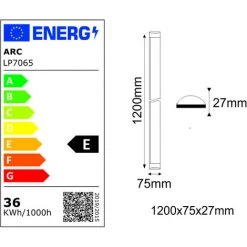 LUTECE-ARC Réglette LED Intégrée IP20 36W 4320lm - 6500K Lumière Du Jour -Pas Cher Eclairage professionnel Magasin 43459922 4
