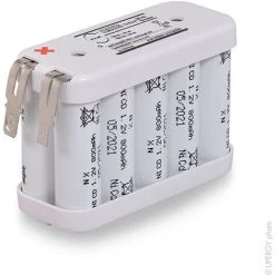 NX ™ NX - Batterie Eclairage Secours 10x AA HT 10S1P 12V 800mAh Faston