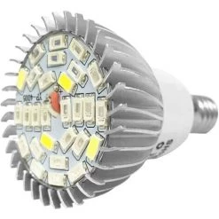 10W 28LED Ampoule Lampe De Croissance Eclairage Plein Spectre Avec 7 Longueur D'Onde Horticulture Ampoule AC 85-265V Pour Des Plantes, Des Fleurs Et Des Légumes Intérieur/ Serre/ Jardin E27 GrooFoo