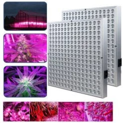 Hengda 2x 45W 225LED Lampe De Croissance Plant Full Spectrum UV Culture Floraison Légume