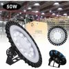 HIGHSAM 50W à 500W UFO 6000K LED Rond Industriel Projecteur - 50W -Pas Cher Eclairage professionnel Magasin 47402800 1