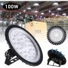 HIGHSAM 50W à 500W UFO 6000K LED Rond Industriel Projecteur - 100W -Pas Cher Eclairage professionnel Magasin 47402971 1