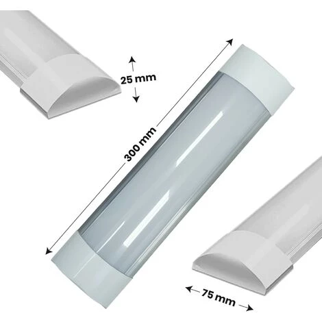 LED ATOMANT SL Réglette LED De Surface Slim 30cm 9W 900LM | Blanc Froid 6500K - Pack 1 Pce. - Blanc Froid 6500K 6 LED ATOMANT SL Réglette LED De Surface Slim 30cm 9W 900LM | Blanc Froid 6500K - Pack 1 Pce. - Blanc Froid 6500K – Image 4