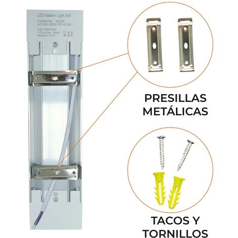 LED ATOMANT SL Réglette LED De Surface Slim 30cm 9W 900LM | Blanc Froid 6500K - Pack 1 Pce. - Blanc Froid 6500K 7 LED ATOMANT SL Réglette LED De Surface Slim 30cm 9W 900LM | Blanc Froid 6500K - Pack 1 Pce. - Blanc Froid 6500K – Image 5