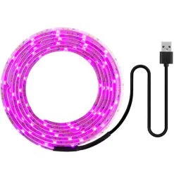 SUPERSELLER Eclairage Horticole LED élèvent La Lumière à Spectre Complet USB élèvent La Bande Lumineuse 2835 SMD DC5V LED Phyto Tape Pour Les Plantes à Graines Fleurs Serres Intérieur Légume Fleur Semis Fitolampy, 0.5M - 0.5M
