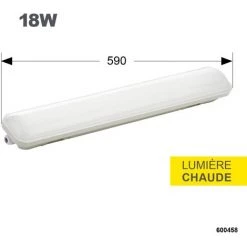DEBFLEX REGLETTE LED IP65 1200MM SMD 36W 3000K 3000LM -Pas Cher Eclairage professionnel Magasin 49280125 5