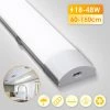 Hengda 48W Luminaire LED Pour Locaux Humides Atelier Blanc Neutre Plafonnier 150cm - Blanc -Pas Cher Eclairage professionnel Magasin 51348171 1