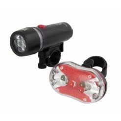 BRICOLINE EOT015 Kit Alphecca D'éclairage De Vélo à LED Esperanza Avant Et Arrière