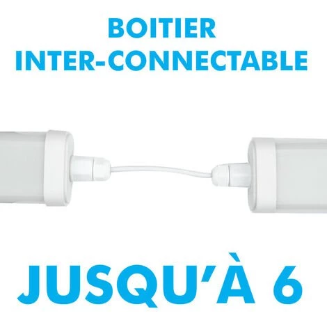 ARUM LIGHTING Reglette LED Etanche 40W PANAMA120cm IP65 Eq400W Interconnectable | Température De Couleur: Blanc Froid 6000K 6 ARUM LIGHTING Reglette LED Etanche 40W PANAMA120cm IP65 Eq400W Interconnectable | Température De Couleur: Blanc Froid 6000K – Image 4