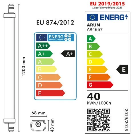 ARUM LIGHTING Reglette LED Etanche 40W PANAMA120cm IP65 Eq400W Interconnectable | Température De Couleur: Blanc Froid 6000K 7 ARUM LIGHTING Reglette LED Etanche 40W PANAMA120cm IP65 Eq400W Interconnectable | Température De Couleur: Blanc Froid 6000K – Image 5