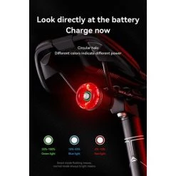 Feu Arriere Velo INTELLIGENT LED 2 Emplacements Rechargeable USB Eclairage Velo Arriere , Feux De Vélo à LED étanches Pour Votre Sécurité，idéal Cadeau，Starlight -Pas Cher Eclairage professionnel Magasin 53661145 3