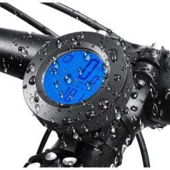 Ordinateur De Vélo Sans Fil, Compteur De Vitesse Rond à Rétroéclairage LCD 3 Couleurs, Compteur Kilométrique De Vélo étanche Multifonctionnel Pour Le Suivi De La Distance, De La Vitesse, De La Température (noir)-BISBISOUS -Pas Cher Eclairage professionnel Magasin 53815780 4