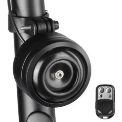 Alarme De Vélo électrique étanche Avec Télécommande, Klaxon De Vélo Antivol Avec Fonction Rechargeable USB (noir)-BISBISOUS
