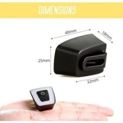 Feu Arrière De Vélo à LED | Éclairage Rouge Clignotant Ou Fixe | Rechargeable Par USB | Étanche | Lumière Puissante 20 LM, 8 LED | Pour Tige De Selle, Casque, Sac à Dos, VTT, Trottinette(Noir)-BISBISOUS -Pas Cher Eclairage professionnel Magasin 53815883 4