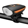 Eclairage Avant, LED Phare Lampe Pour Vélo Puissante USB Rechargeable Lumière, 1200mAh, 4 Modes D'éclairage 5 Modes Sonnette 140dB, Antichoc Impermeable Étanche IPX4, Pour Cyclysme VTC VTT(Noir)-BISBISOUS -Pas Cher Eclairage professionnel Magasin 53815908 1