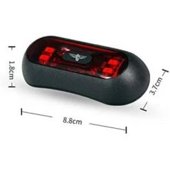 Lumière De Casque De Vélo, Lampe De Casque De Vélo Avant Arrière à LED Rechargeable Par USB étanche Avec 2 Modes D'éclairage Pour L'équitation Ou Les Activités De Plein Air (noir)-BISBISOUS -Pas Cher Eclairage professionnel Magasin 53815928 5