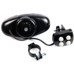 Vélo Bell 6 Vélo Police LED Lumière, 4 Fort Sirène Son Trompette Vélo Klaxon Cloche, Vélo Bell Enfants Adulte (Noir)-BISBISOUS -Pas Cher Eclairage professionnel Magasin 53816045 3