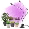LIFCAUSAL Lampe De Croissance Pour Plantes D'intérieur 42 LED Lampe De Croissance Pour Plantes 10 Niveaux à Intensité Variable Minuterie 3/9/12H 3 Modes D'éclairage Lampe De Croissance Compacte Pour Plantes Fleurs Légumes -Pas Cher Eclairage professionnel Magasin 54005985 1
