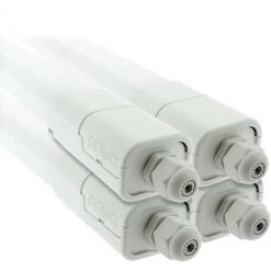 ARUM LIGHTING Lot De 4 Reglettes LED Etanche 24W 120cm IP65 PANAMA | Température De Couleur: Blanc Neutre 4000K