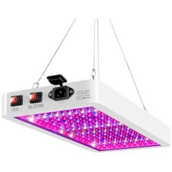 SUPERSELLER Lampe De Croissance LED Pour Plantes D'intérieur Spectre Complet Veg Et Bloom Double Interrupteur IP65 Lampes De Culture De Plantes Suspendues étanches Pour Semis Fleurs Serre - 216 LED & 1000W -Pas Cher Eclairage professionnel Magasin 54922857 3
