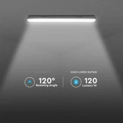 ETC-SHOP Plafonniers LED Pour Chambre étanche 120 Cm Lampes Pour Chambre étanche LED 120 Cm Lampes De Garage Tube LED, Connexion En Série, 1x LED 36 Watts 4320 Lumen Blanc Froid, Lot De 6 -Pas Cher Eclairage professionnel Magasin 55081228 3