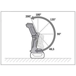 BOSCH Lampe LED 18V WorkLight - GLI18V-300 - 06014A1100 (solo) -Pas Cher Eclairage professionnel Magasin 5517214 5