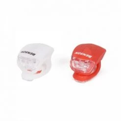 JARDIBRICODECO Vélo Vélo Lumière Silicone 2 Pièces Led