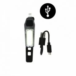 JARDIBRICODECO Vélo Velo Torche Usb Rechargeable Devant Whit