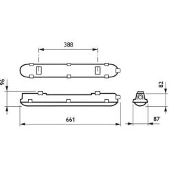Philips LED Étanche Réglette Coreline WT120C 19W 1800lm - 840 Blanc Froid | 60cm - Équivalent 2x18W -Pas Cher Eclairage professionnel Magasin 55934940 5