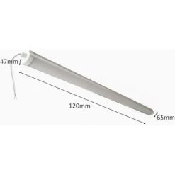 Réglette LED Etanche 120cm 36W IP65 - Blanc Neutre 4200k - 5500k - SILUMEN -Pas Cher Eclairage professionnel Magasin 56326309 4