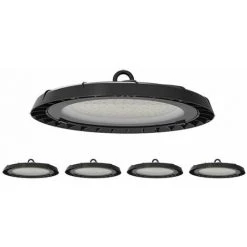 Cloche Highbay Industrielle UFO 120° 200W (Pack De 5) - Blanc Froid 6000K - 8000K - SILUMEN