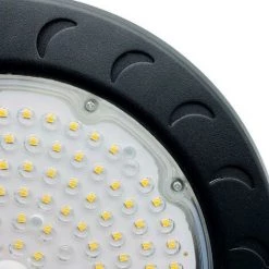 Suspension Industrielle HighBay UFO 100W IP65 NOIR - Blanc Neutre 4200k - 5500k - SILUMEN -Pas Cher Eclairage professionnel Magasin 56327498 5