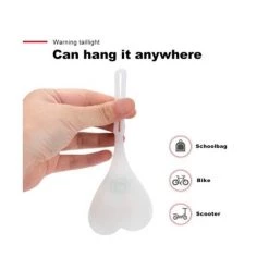 Lumière De Vélo, Boules De Vélo Queue En Forme De Coeur Silicone Créatif étanche Nuit Essentielle LED Feux D'avertissement Siège (vert)-BISBISOUS -Pas Cher Eclairage professionnel Magasin 56485844 4