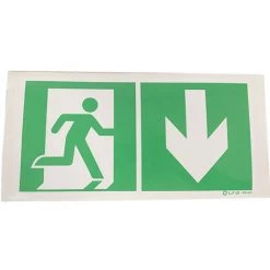 Ura 956663 Pictogramme Autocollant Sortie évacuation