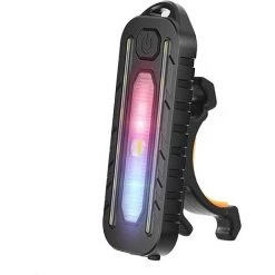 ALMI Vélo Lumière Rechargeable LED Eclairage Avant Et Arrière, Lampe Puissantes Étanche Et Antichoc, Lampes Casque, Pour VTT Cycliste Poussette Camping Trotinette, Accessoires éclairage Vélo