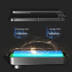 ALMI Vélo Lumière Rechargeable LED Eclairage Avant Et Arrière, Lampe Puissantes Étanche Et Antichoc, Lampes Casque, Pour VTT Cycliste Poussette Camping Trotinette, Accessoires éclairage Vélo -Pas Cher Eclairage professionnel Magasin 57234825 4