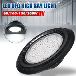 MOHOO UFO LED High Bay Light Entrep?t Atelier Garage Lampe Industrielle Atelier High Bay LED Stadium éclairage De Marché 26000LM 6000K IP65 60W -Pas Cher Eclairage professionnel Magasin 58682130 4