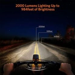 ALMI Lampe Vélo, Avant Lampe Vélo Led Puissantes, Ensemble Lumière, 2400 Lumens Avec 3 Luminosités Ajustables, 4400mAh USB Éclairage Rechargeable , 16 Heures Durée 7Pcs Pour VTT, VTC, Bicycle -Pas Cher Eclairage professionnel Magasin 59039313 5