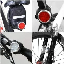 ALMI Phare Lampe LED De Vélo, Lampe LED De Vélo, Lumière Vélo Rechargeable Avant Arrière, 4 Modes De Clignotant, Éclairage USB Antichoc Impermeable, Feu Arrière De Vélo -Pas Cher Eclairage professionnel Magasin 59148781 3