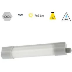 INTEC LIGHT Plafonnier étanche OCEAN LED 9W 765lm 4000K 120 IP65 Polycarbonate 30cm