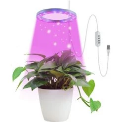 STARLIGHT SL.GT Lampe Horticole LED Alimenté Par USB Luminosité Réglable Avec Chronométrage Lumière De Croissance Des Plantes(Un Pour Un, Rouge Et Bleu) -Pas Cher Eclairage professionnel Magasin 59501486 5