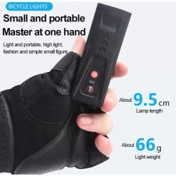 MONLY Vélo Lumière Point Culminant Vélo Phare USB Charge Sans Fil Klaxon VTT Nuit équitation éclairage Klaxon Vélo Accessoires -Pas Cher Eclairage professionnel Magasin 59797655 3