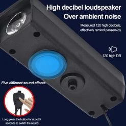 MONLY Vélo Lumière Point Culminant Vélo Phare USB Charge Sans Fil Klaxon VTT Nuit équitation éclairage Klaxon Vélo Accessoires -Pas Cher Eclairage professionnel Magasin 59797655 4