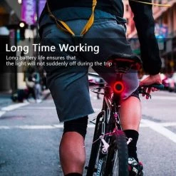 GALOZZOIT Feu Arrière De Vélo, Lumière De Vélo LED Haute Luminosité, Rechargeable USB, Détection De Freinage Intelligente, 6 Modes, IPX6 Étanche -Pas Cher Eclairage professionnel Magasin 59799984 2