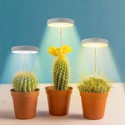 GALOZZOIT Lampe De Plante, 48 LEDs Lampe De Croissance à Éclairage Horticole Avec, Lampe Pour Plante Lampe Croissance Avec Chronométrage - 3H / 9H / 12H (lumière Jaune Et Blanche) -Pas Cher Eclairage professionnel Magasin 59853748 4