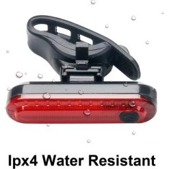 ROSIER Feux Arriere Vélo - 2 Pièces Eclairage Arrière Vélo, USB Rechargeable COB LED Lampe De Vélo Arrière Imperméable, 4 Modes D'éclairage Pour Assurer La Sécurité Et Visibilité (Rouge, 70*19*17mm)——VEBTles -Pas Cher Eclairage professionnel Magasin 60712396 3
