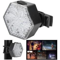 YD Vélo Feu Arrière Forme Hexagonale étanche Vélo Avertissement Sr Clignotant équitation Feux Arrière 9 YD Vélo Feu Arrière Forme Hexagonale étanche Vélo Avertissement Sr Clignotant équitation Feux Arrière -Pas Cher Eclairage professionnel Magasin 61210087 3