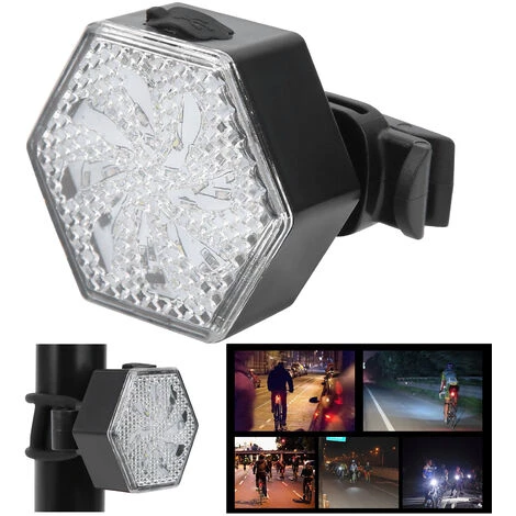 YD Vélo Feu Arrière Forme Hexagonale étanche Vélo Avertissement Sr Clignotant équitation Feux Arrière 5 YD Vélo Feu Arrière Forme Hexagonale étanche Vélo Avertissement Sr Clignotant équitation Feux Arrière – Image 3